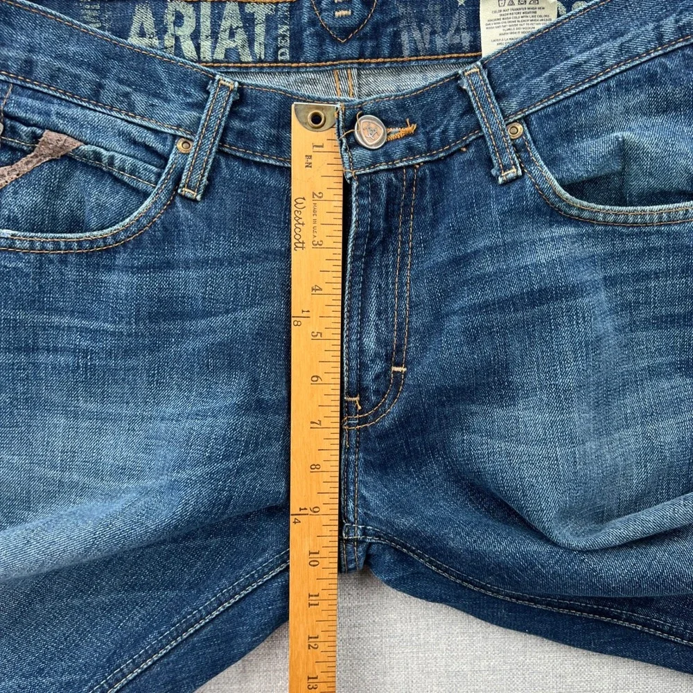 Ariat M4 Bootcut Jeans Mens 30x34 Blue Low Rise Denim Western Cowboy Workwear